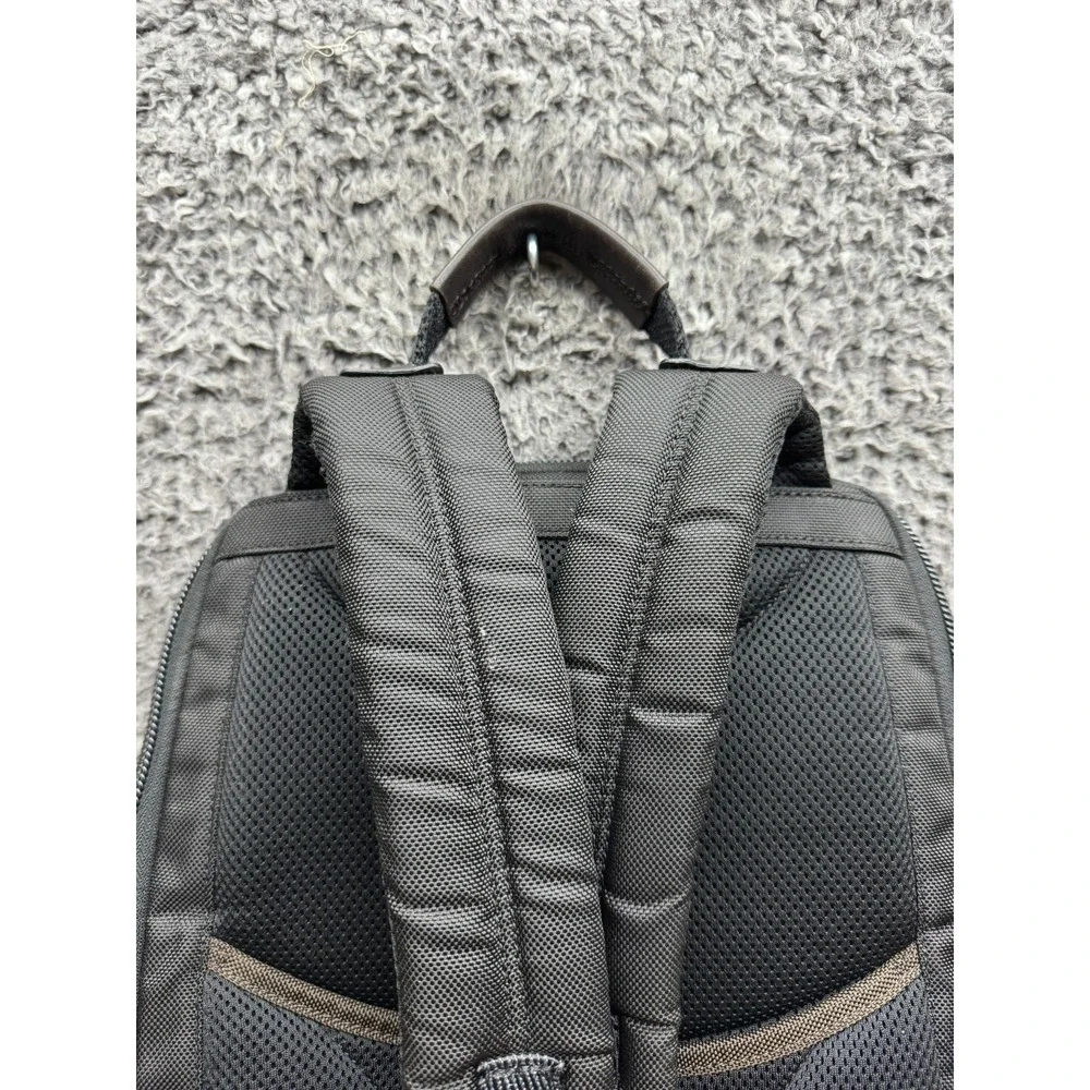 Tumi Knox Alpha Bravo Embroidered Nylon‎ Travel Laptop Backpack Black Unisex